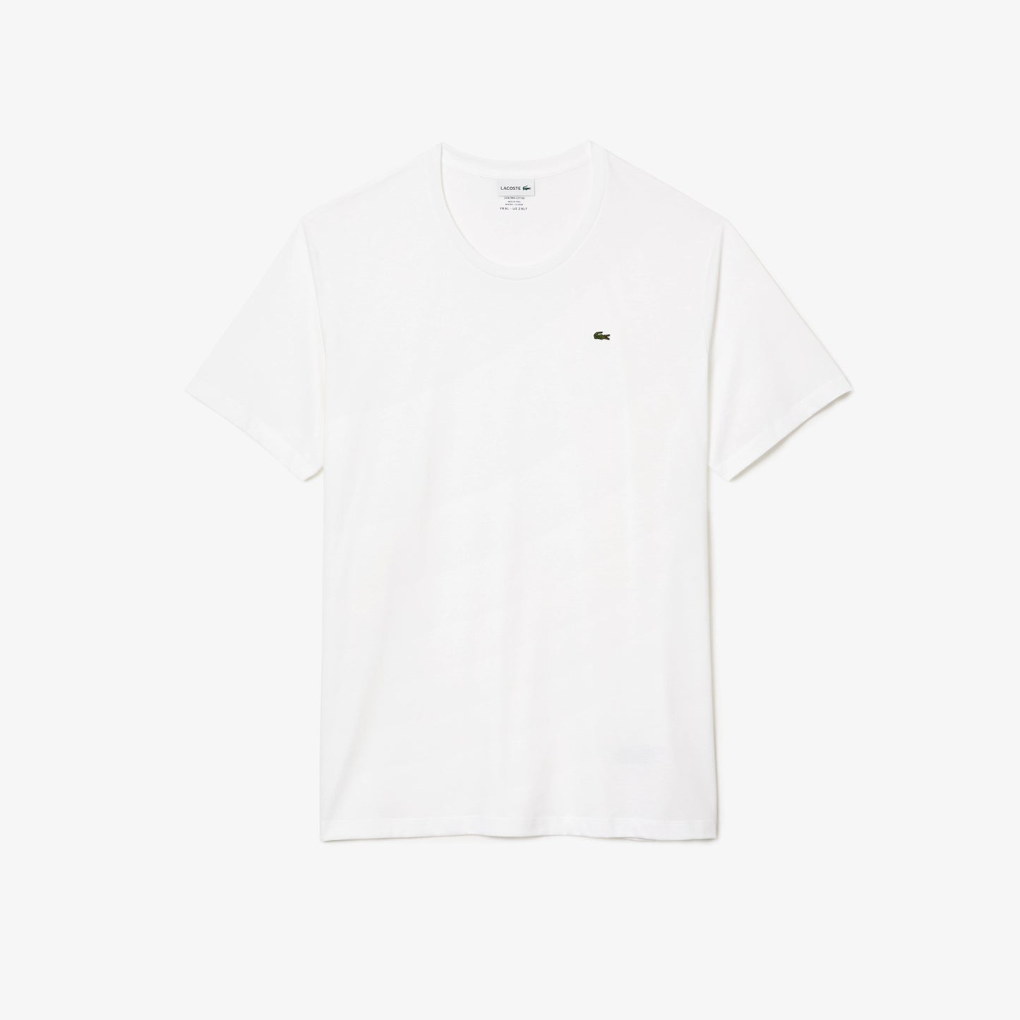 Lacoste T-Shirt in Jersey di Cotone Uomo Bianco