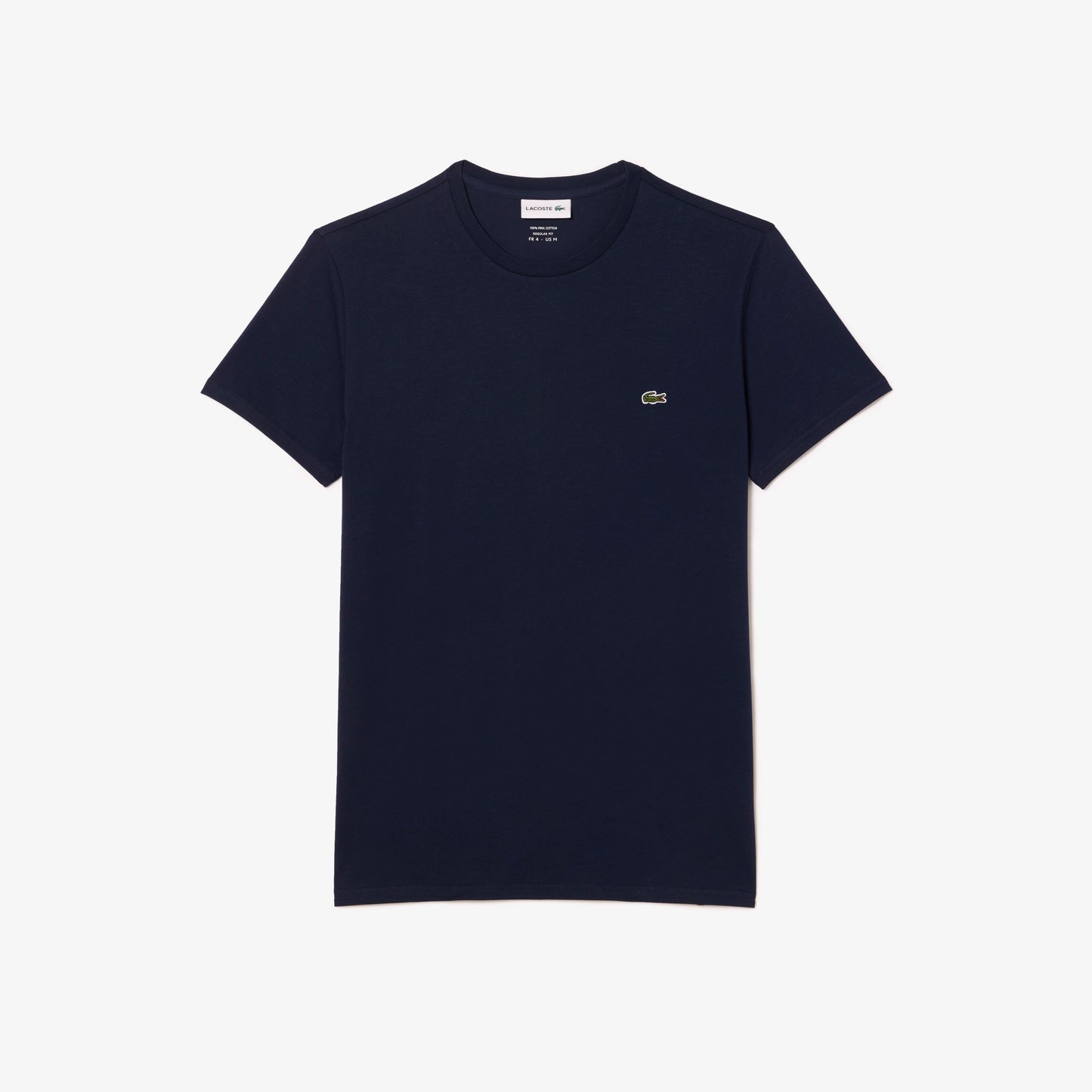 Lacoste T-Shirt in Jersey di Cotone Uomo Blu