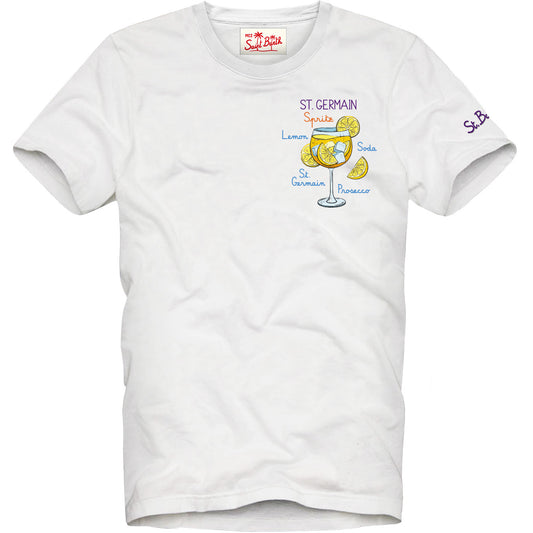MC2 Saint Barth T-Shirt German Spritz Uomo Bianco