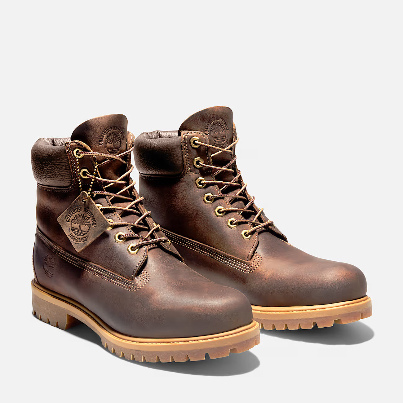 Timberland Stivale Impermeabile Premium 6 Inch Uomo Marrone