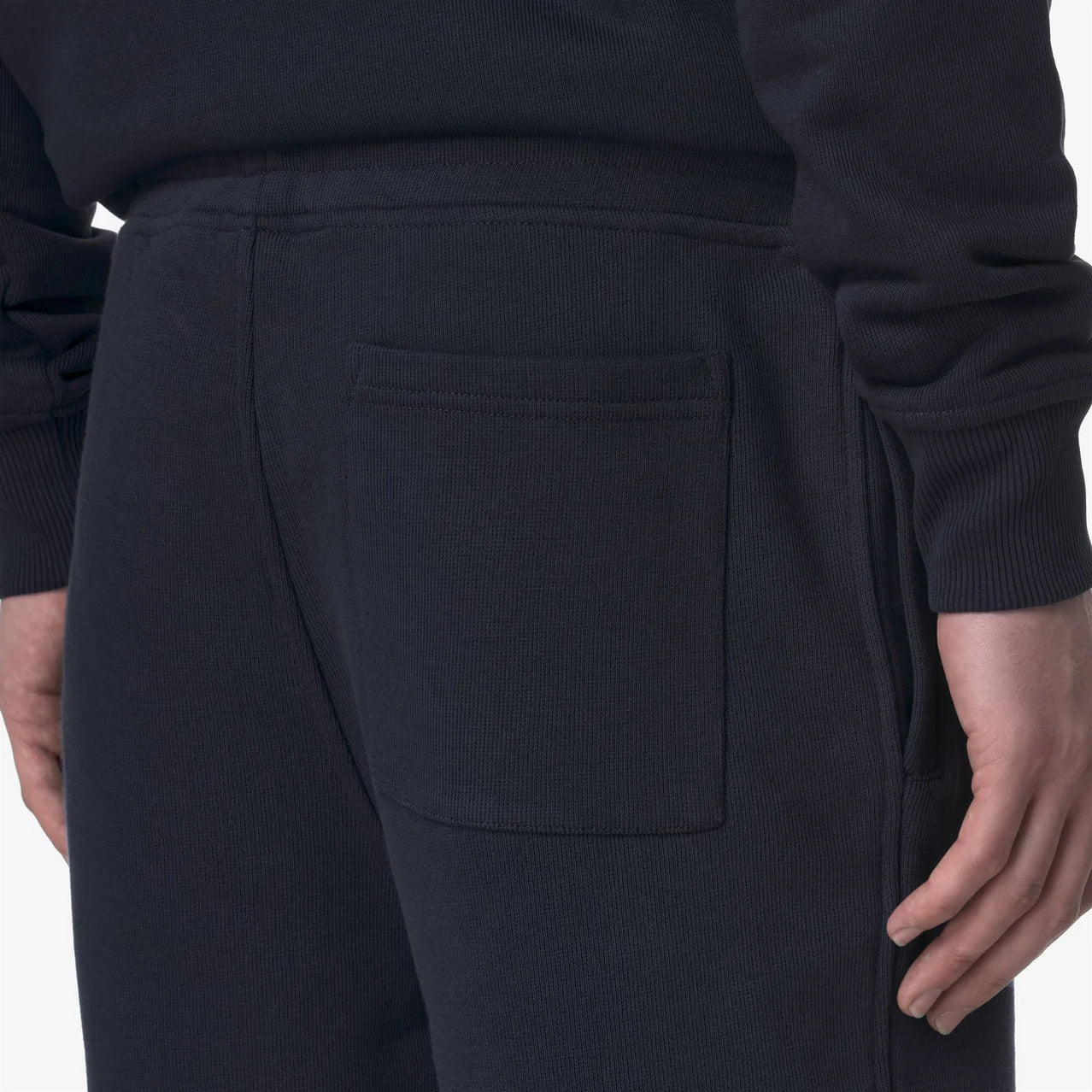 K-Way Shorts in Cotone Erik French Terry Uomo Blue Depth