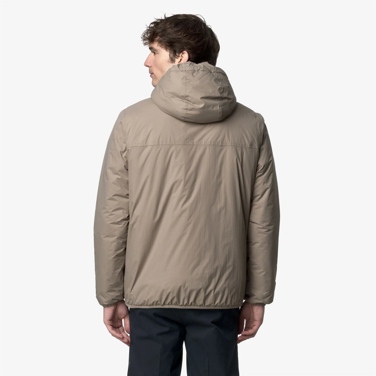 K-Way Giacca Impermeabile Le Vrai 4.0 Claude Orsetto Unisex Beige Taupe