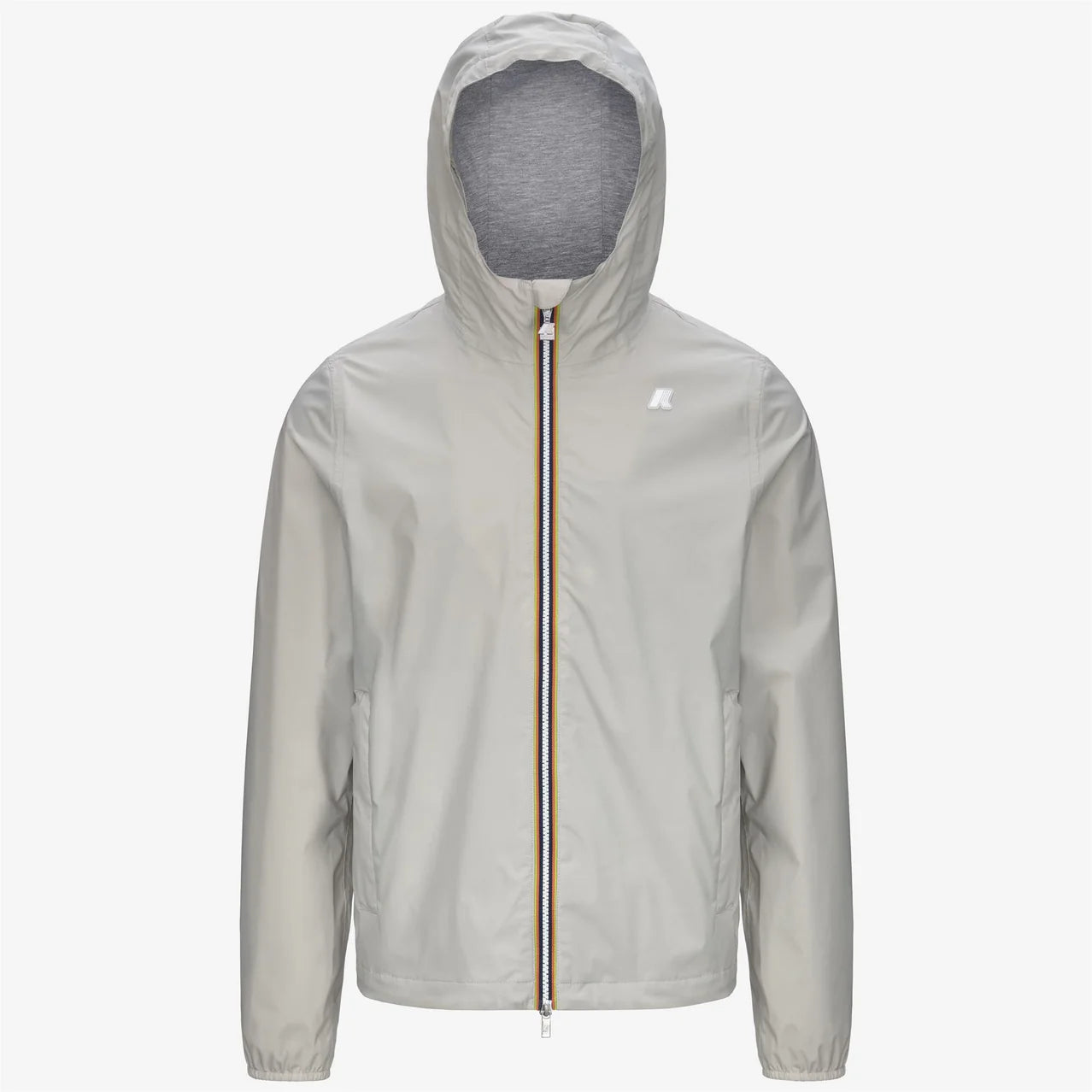 K-Way Giacca in Nylon Stretch e Cotone Jack Uomo Beige LT