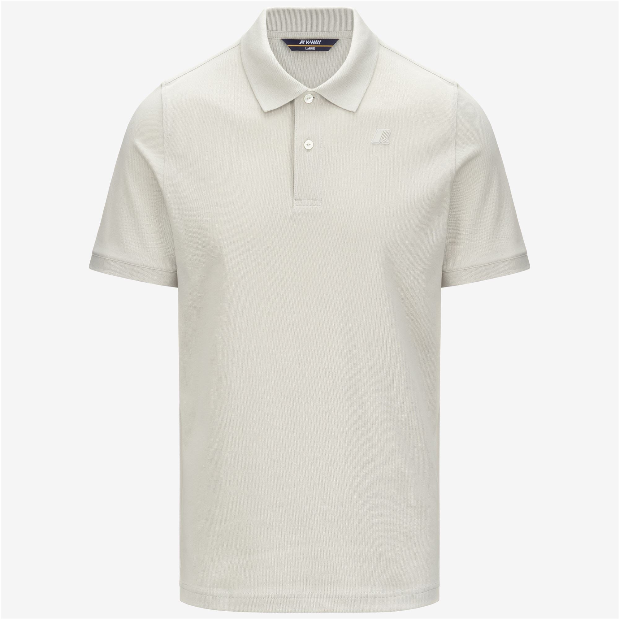K-Way Polo in Cotone Pique' Uomo Amedee Pique Beige