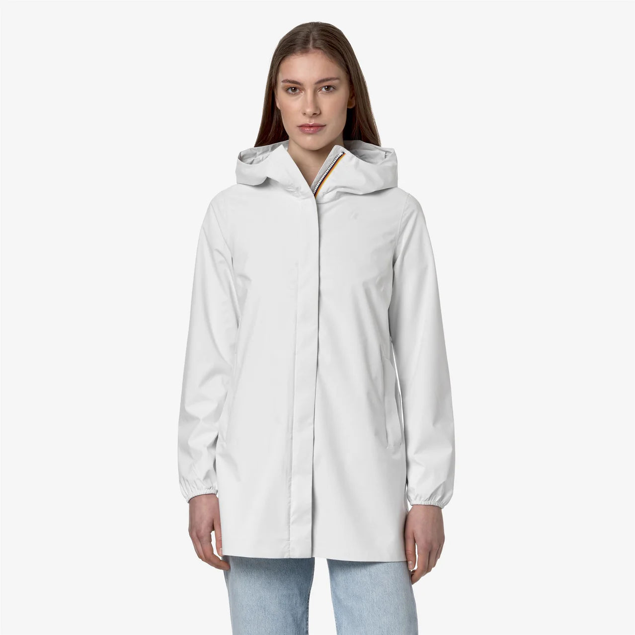 K-Way Giubbetto in Tessuto Tecnico Sophie Stretch Donna Bianco