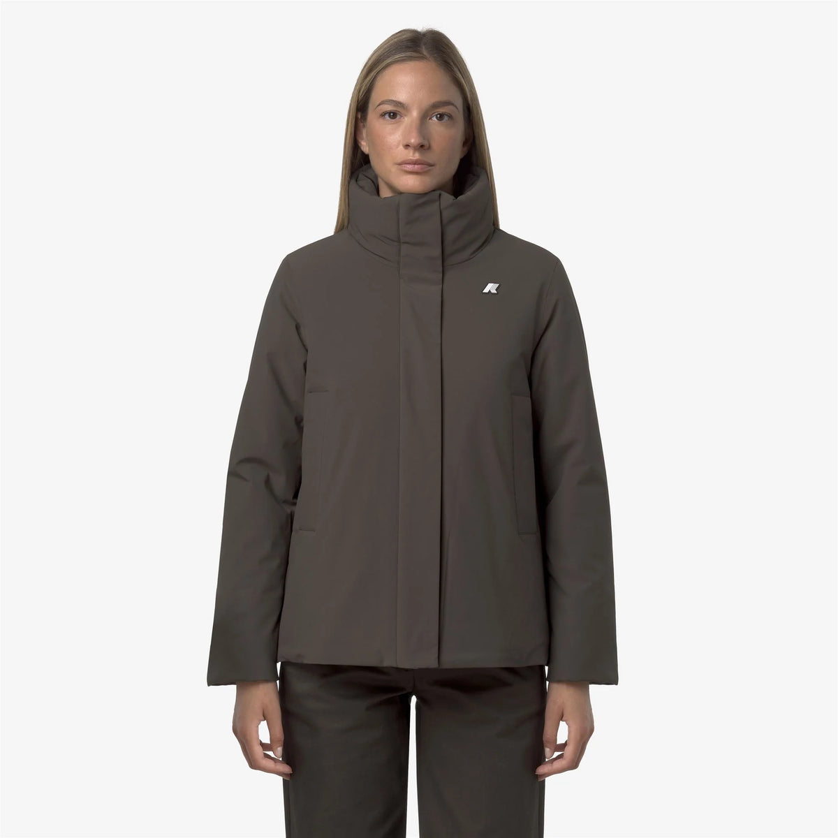 K-Way Giacca Marlette ST Warm Donna Black Olive