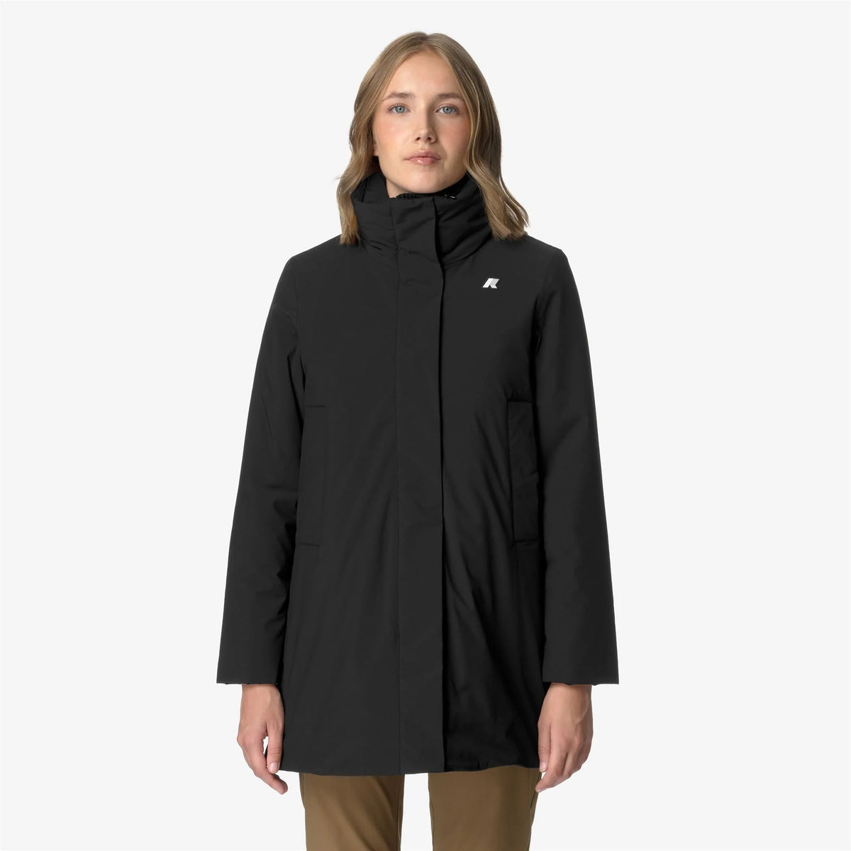 K-Way Giacca Impermeabile Marla Donna Black Pure