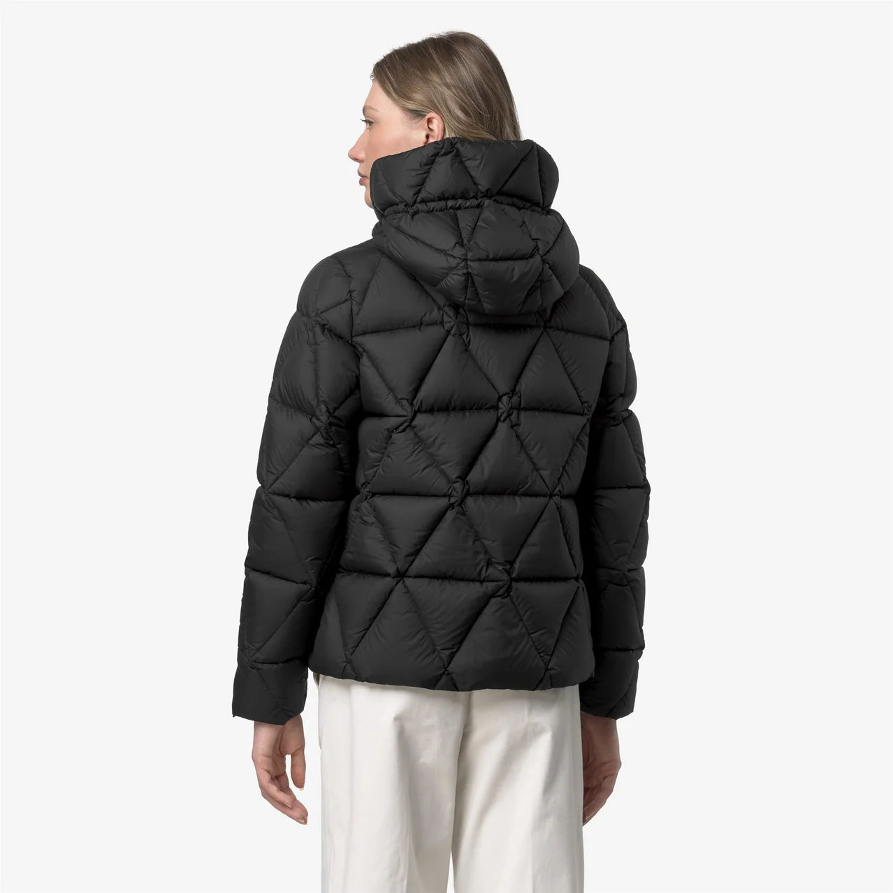 K-Way Piumino Corto Lethille Thermo Microfiber Donna Black Pure