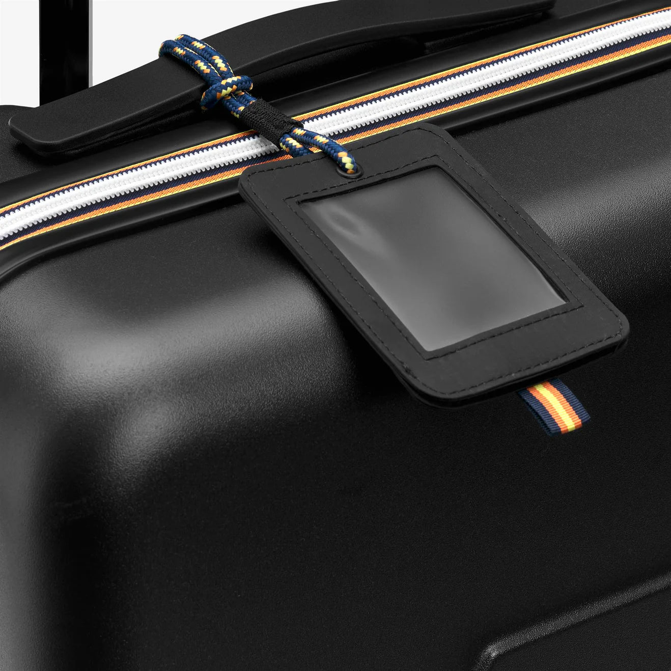 K-Way Valigia Trolley in Policarbonato Eudoxie Logo Unisex Black Pure