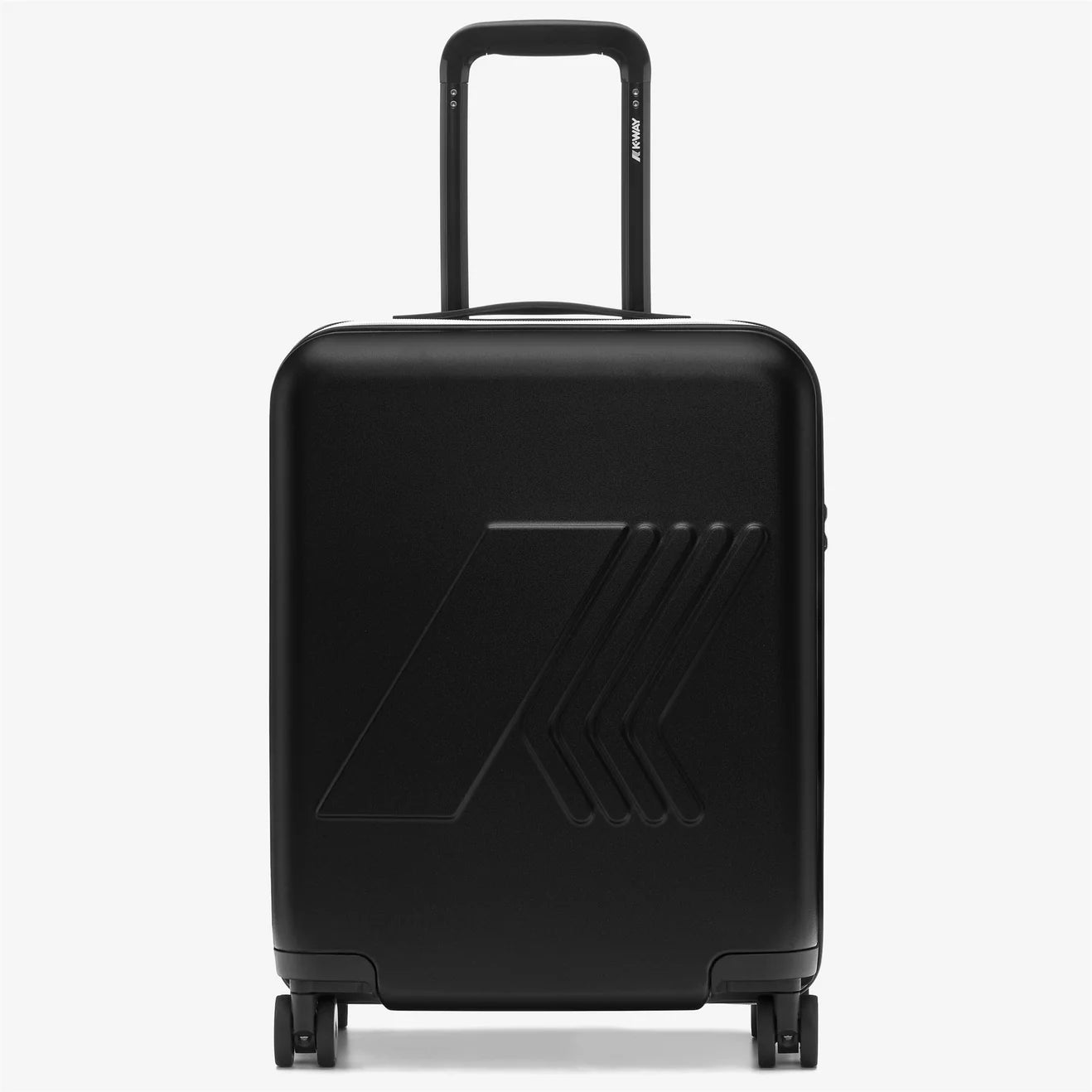 K-Way Valigia Trolley in Policarbonato Eudoxie Logo Unisex Black Pure