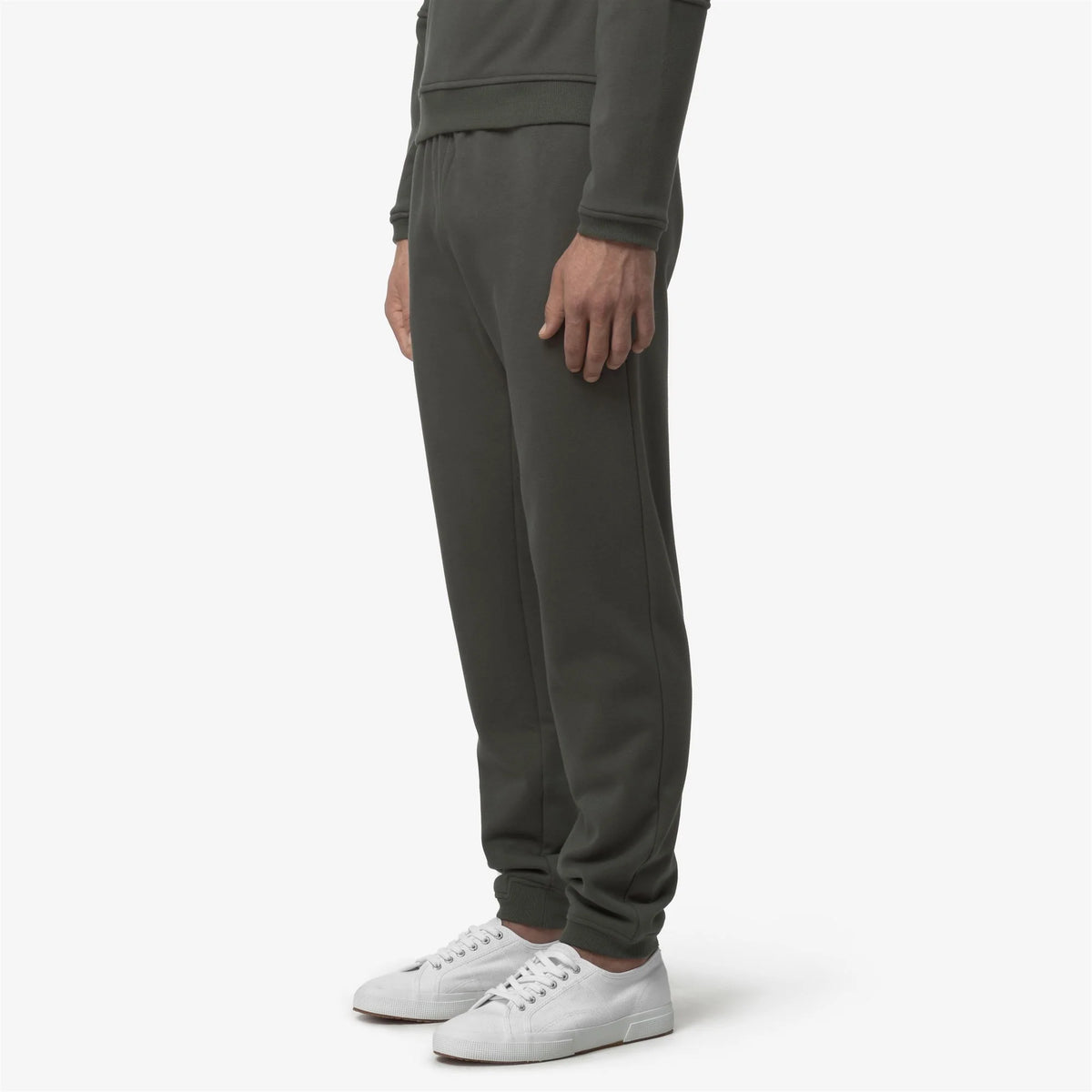 K-Way Pantaloni in Pile Philibert Brushed PC Unisex Green DK Jungle