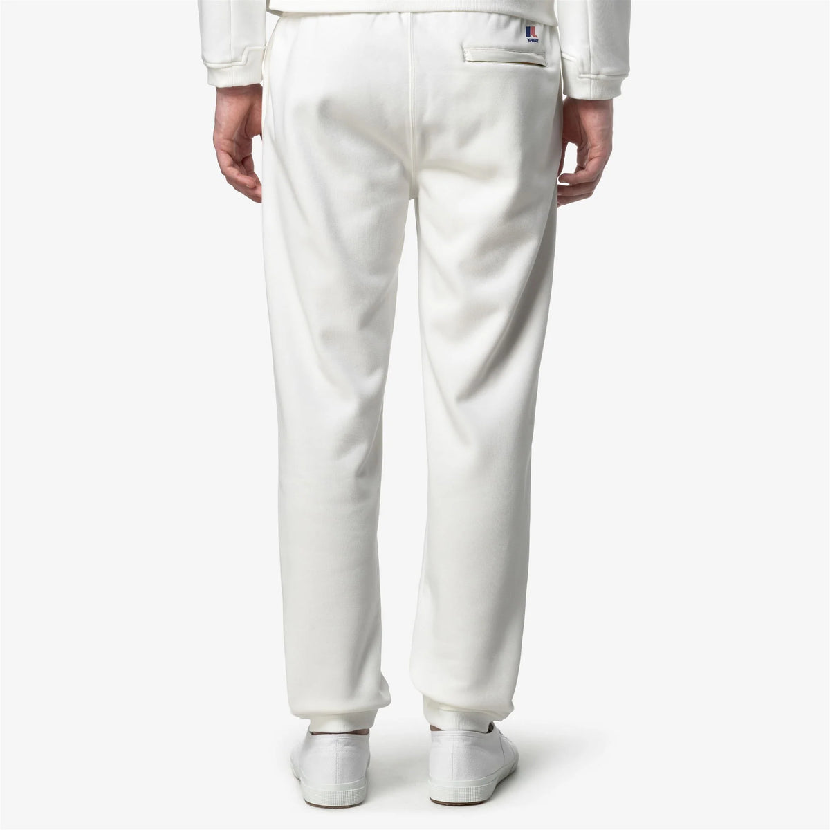 K-Way Pantaloni in Pile Philibert Brushed PC Unisex Bianco