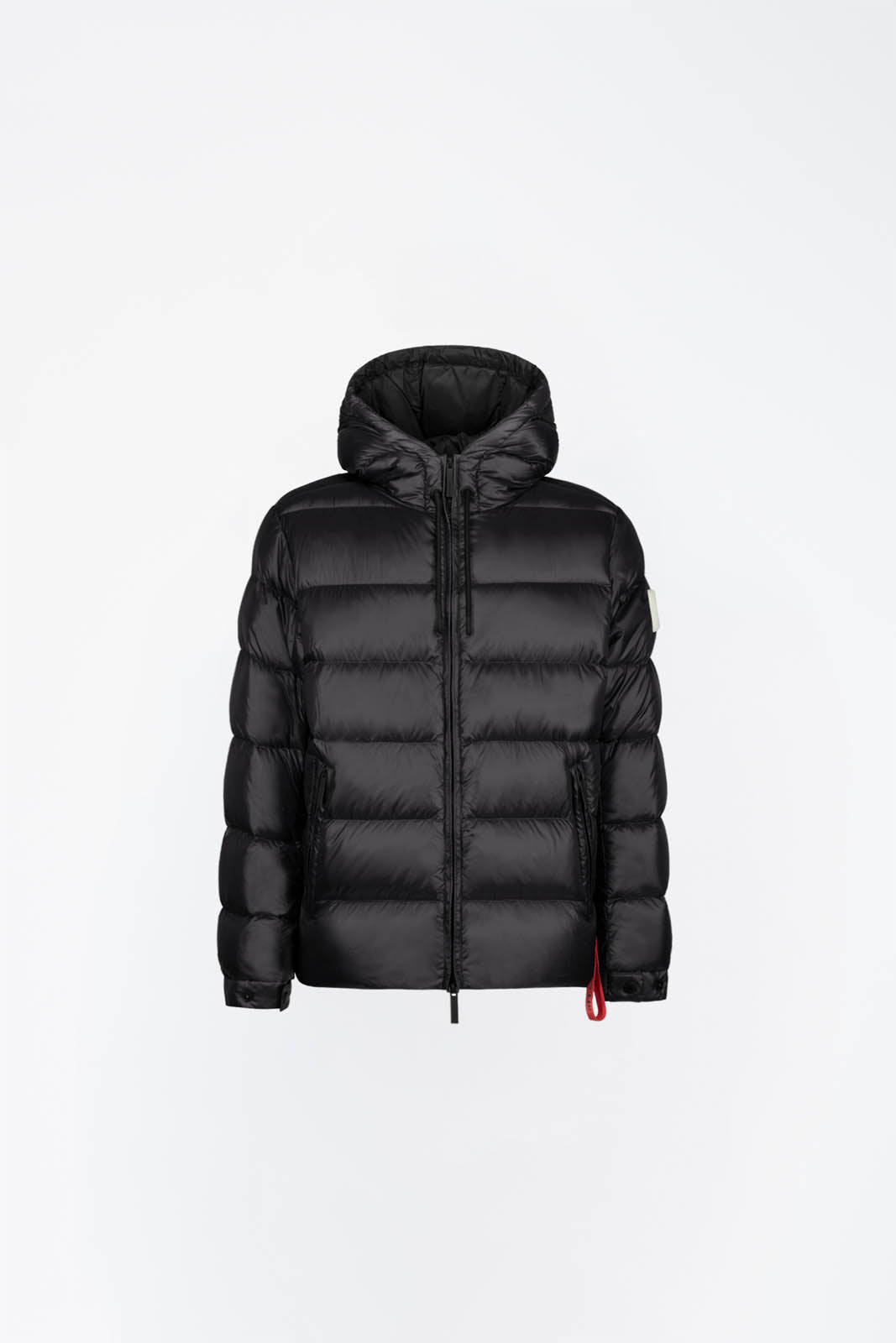 After Label Piumino in Nylon Uomo Verbier Nero