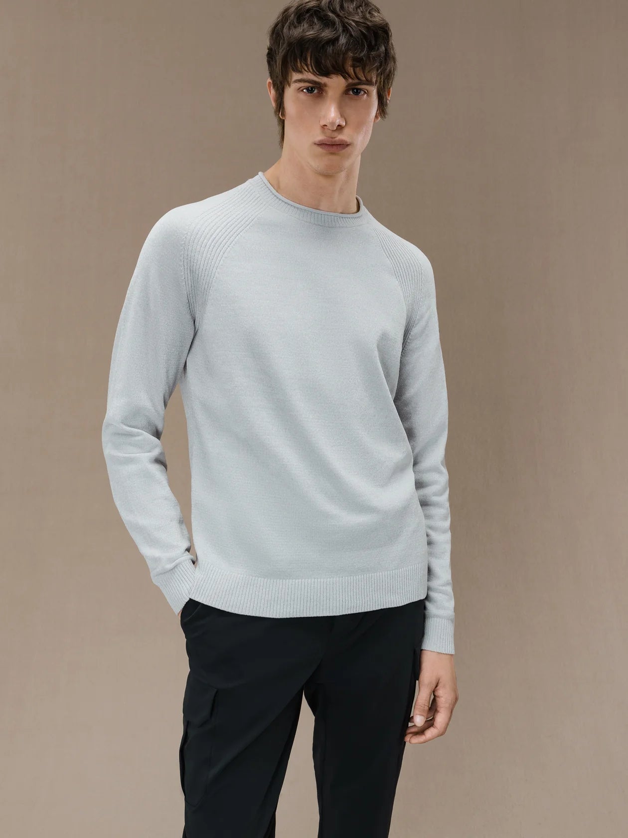 RRD Maglia in Ciniglia Uomo Velvet Round Knit Arancione