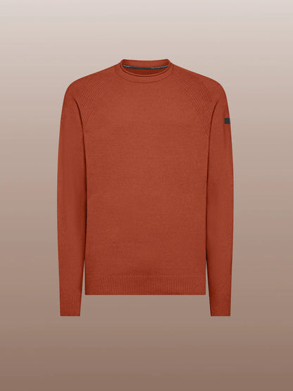 RRD Maglia in Ciniglia Uomo Velvet Round Knit Arancione