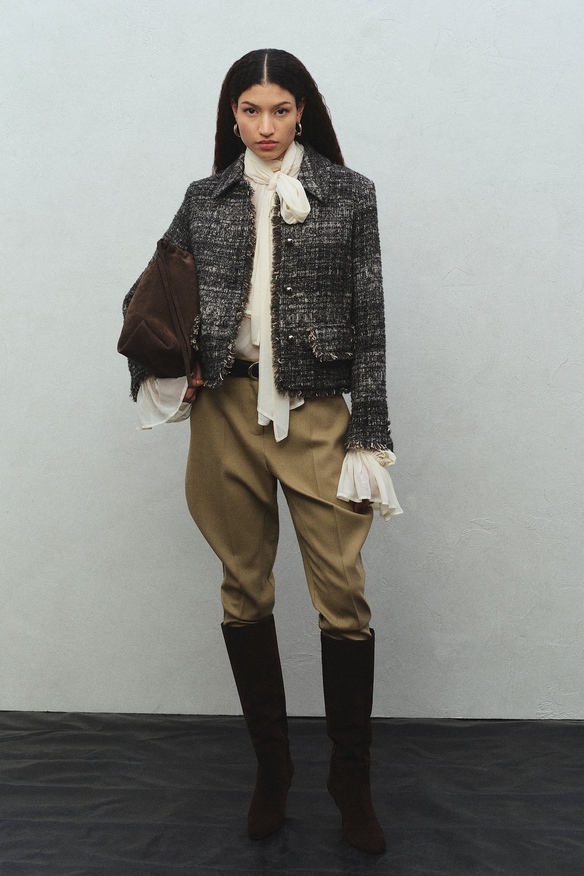 Semicouture Pantalone in Flanella Bethney Donna Cachi