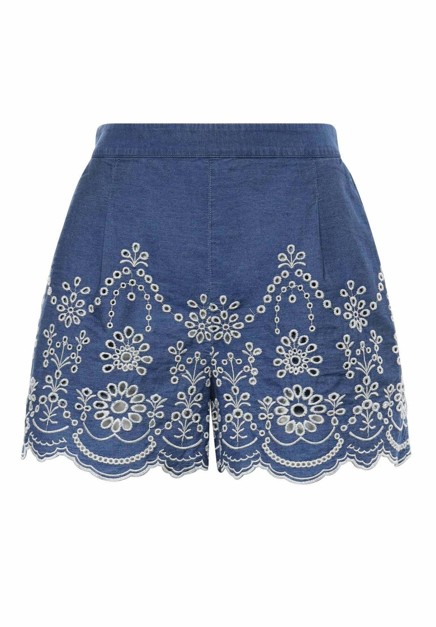 MC2 Saint Barth Short in Chambray Amani Donna Blu Denim