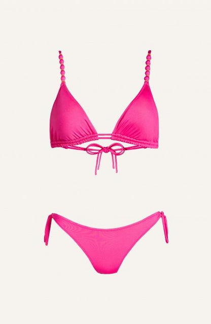 Pin Up Bikini Triangolo Imbottito Donna Rosa