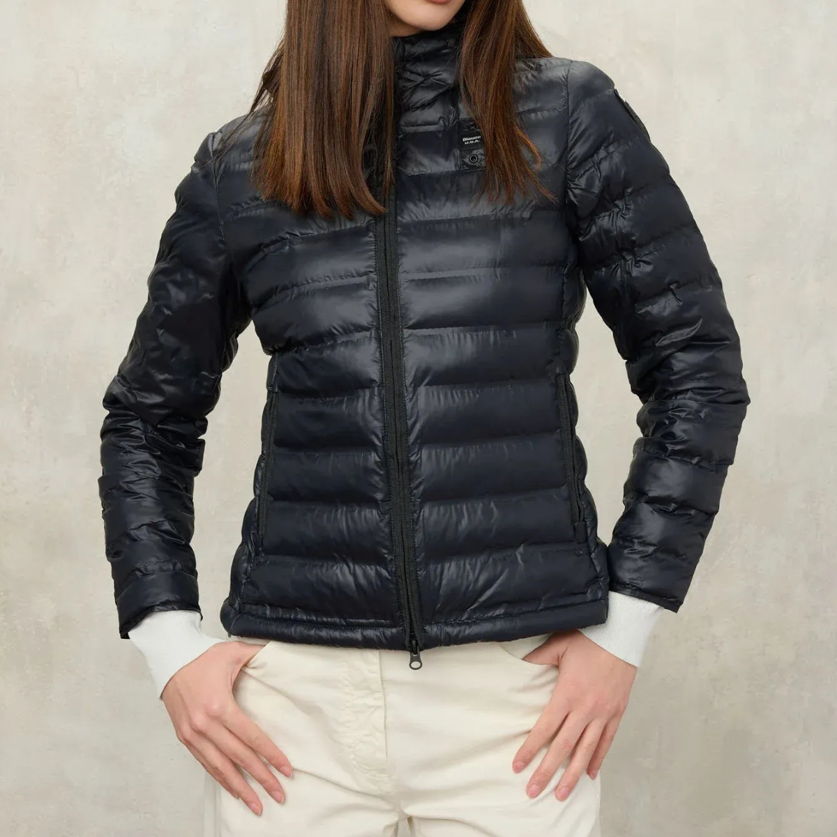 Blauer Giacca Sfiancata con Cappuccio Ellis Donna Nero