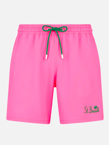 MC2 Saint Barth Costume da Bagno Uomo Comfort Rosa Fluo