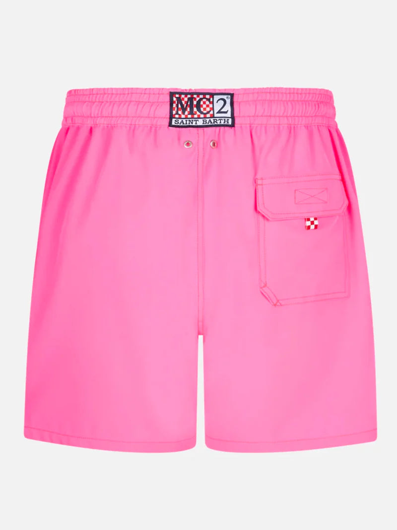 MC2 Saint Barth Costume da Bagno Uomo Comfort Rosa Fluo