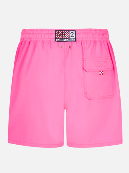 MC2 Saint Barth Costume da Bagno Uomo Comfort Rosa Fluo