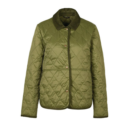 Barbour Giacca Trapuntata Clydebank Donna Verde