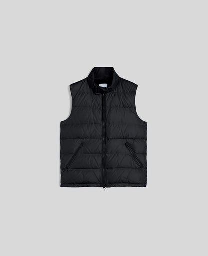 Aspesi Gilet Piuma Smanicato Uomo Slim Re Nero