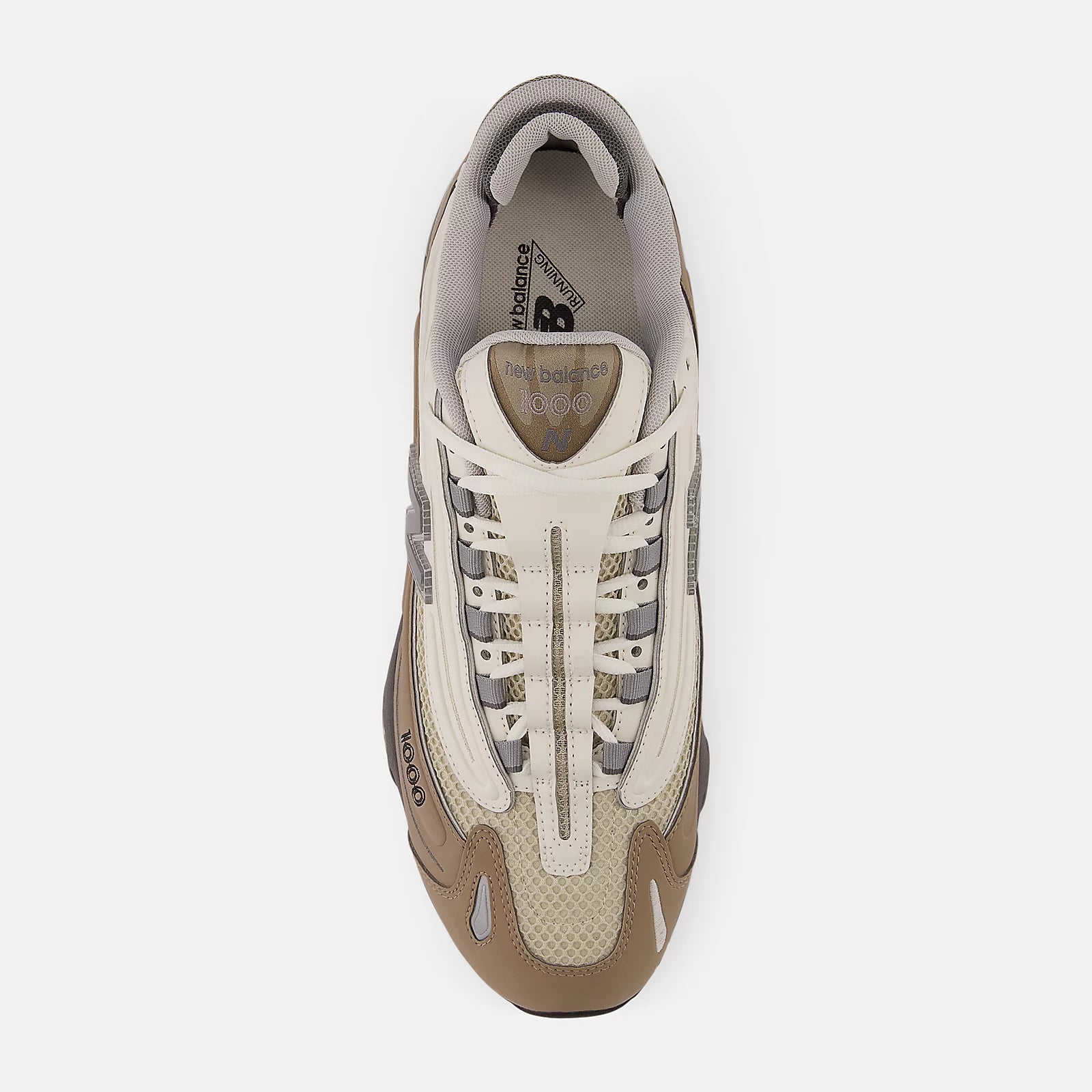 New Balance Sneakers in Mesh 1000 Unisex Marrone e Sea Salt