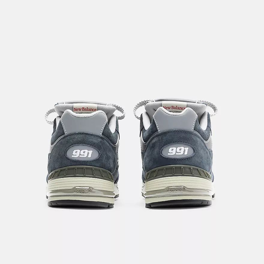 New Balance Sneakers Made in UK U991PN1 Unisex Blu Navy e Reflective Silver
