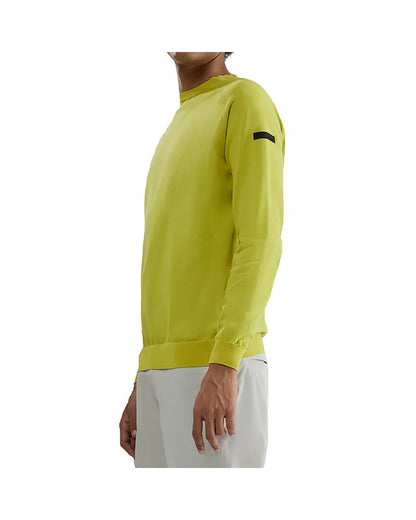 RRD Maglia Girocollo in Cotone Rasato Uomo Giallo