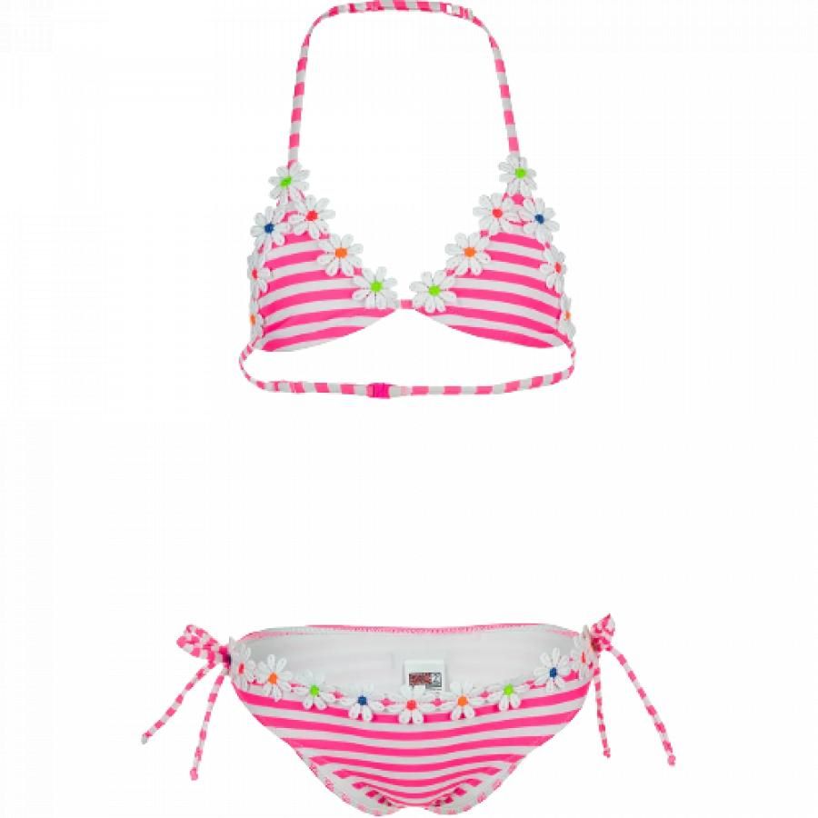 MC2 Saint Barth Bikini a Triangolo Donna Righe Fluo