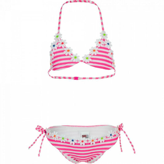 MC2 Saint Barth Bikini a Triangolo Donna Righe Fluo