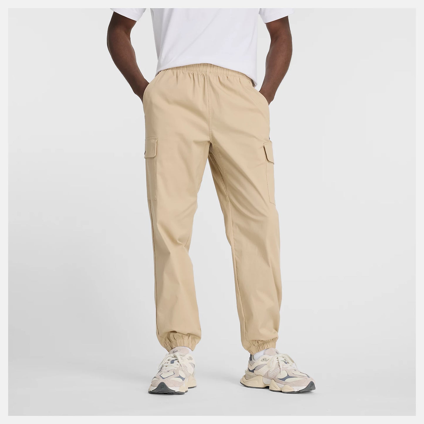 New Balance Pantalone Icon Twill Cargo Jogger Uomo Sabbia