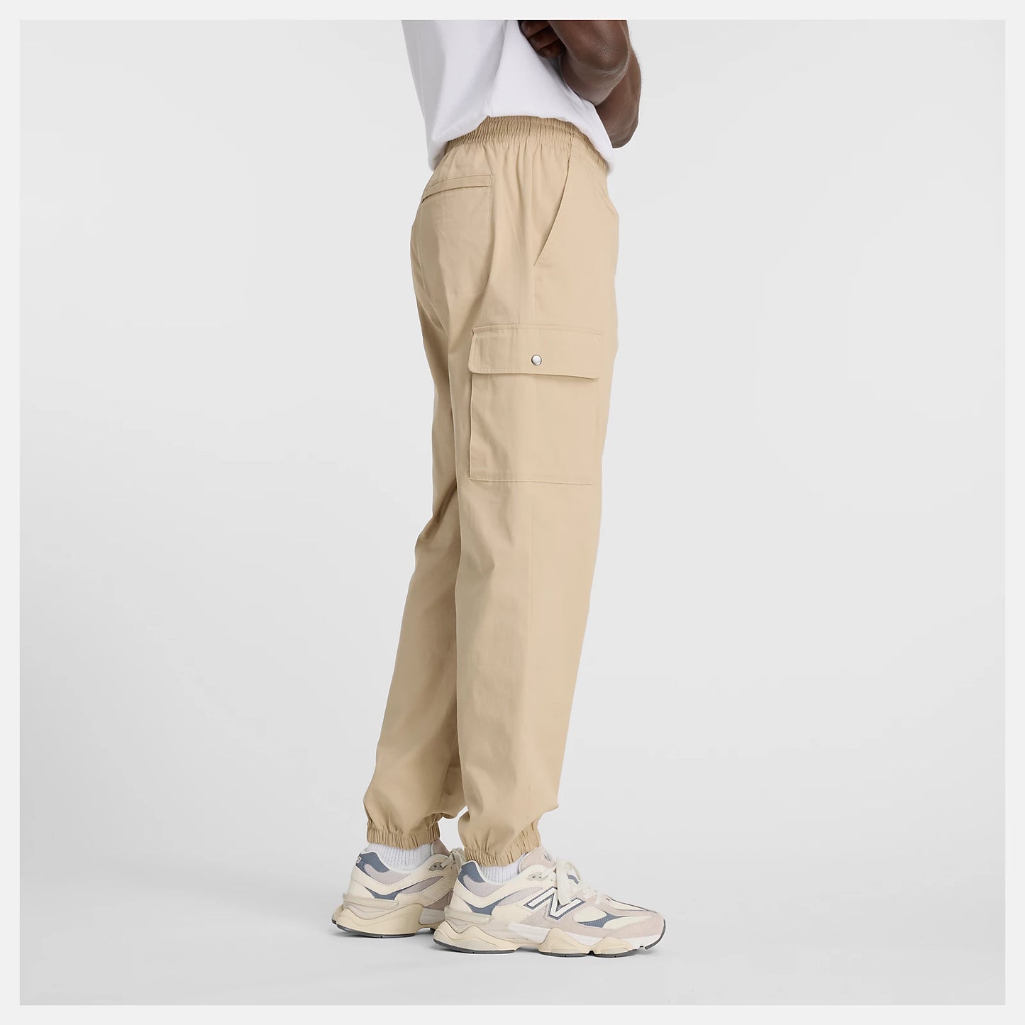 New Balance Pantalone Icon Twill Cargo Jogger Uomo Sabbia