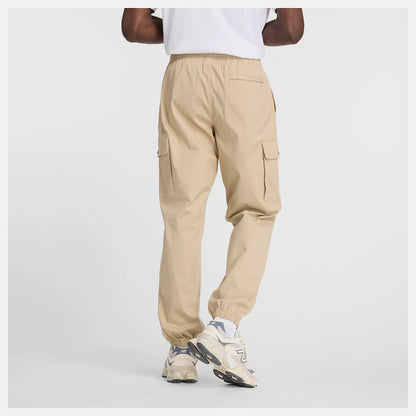 New Balance Pantalone Icon Twill Cargo Jogger Uomo Sabbia