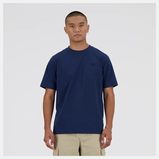 New Balance T-Shirt Athletics Cotton Uomo Blu