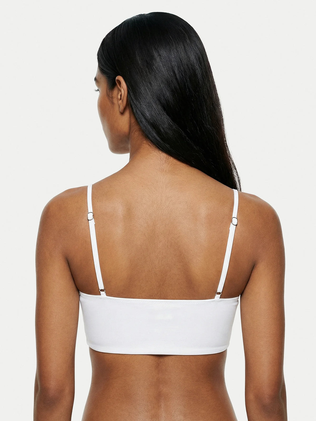 Polo Ralph Lauren Costume Crop Cami Donna Bianco