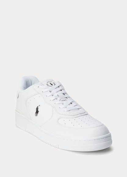 Polo Ralph Lauren Sneakers in Pelle Uomo Masters Bianco