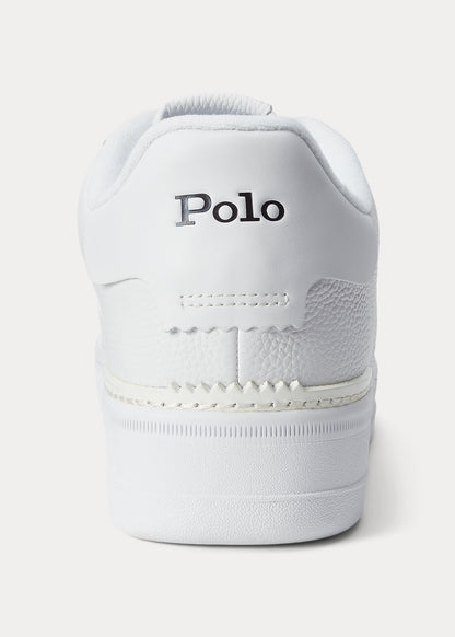 Polo Ralph Lauren Sneakers in Pelle Uomo Masters Bianco