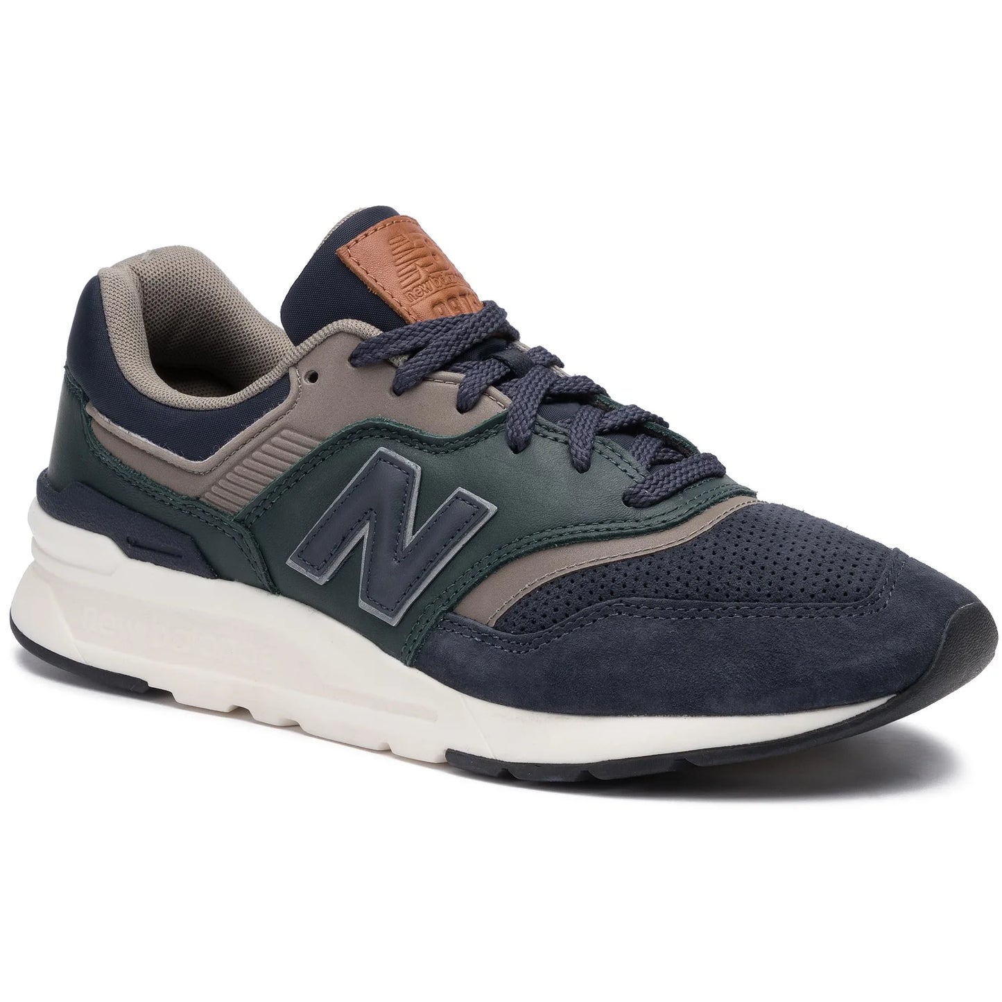 New Balance Sneakers in Pelle e Tessuto Uomo CM997HXB Blu