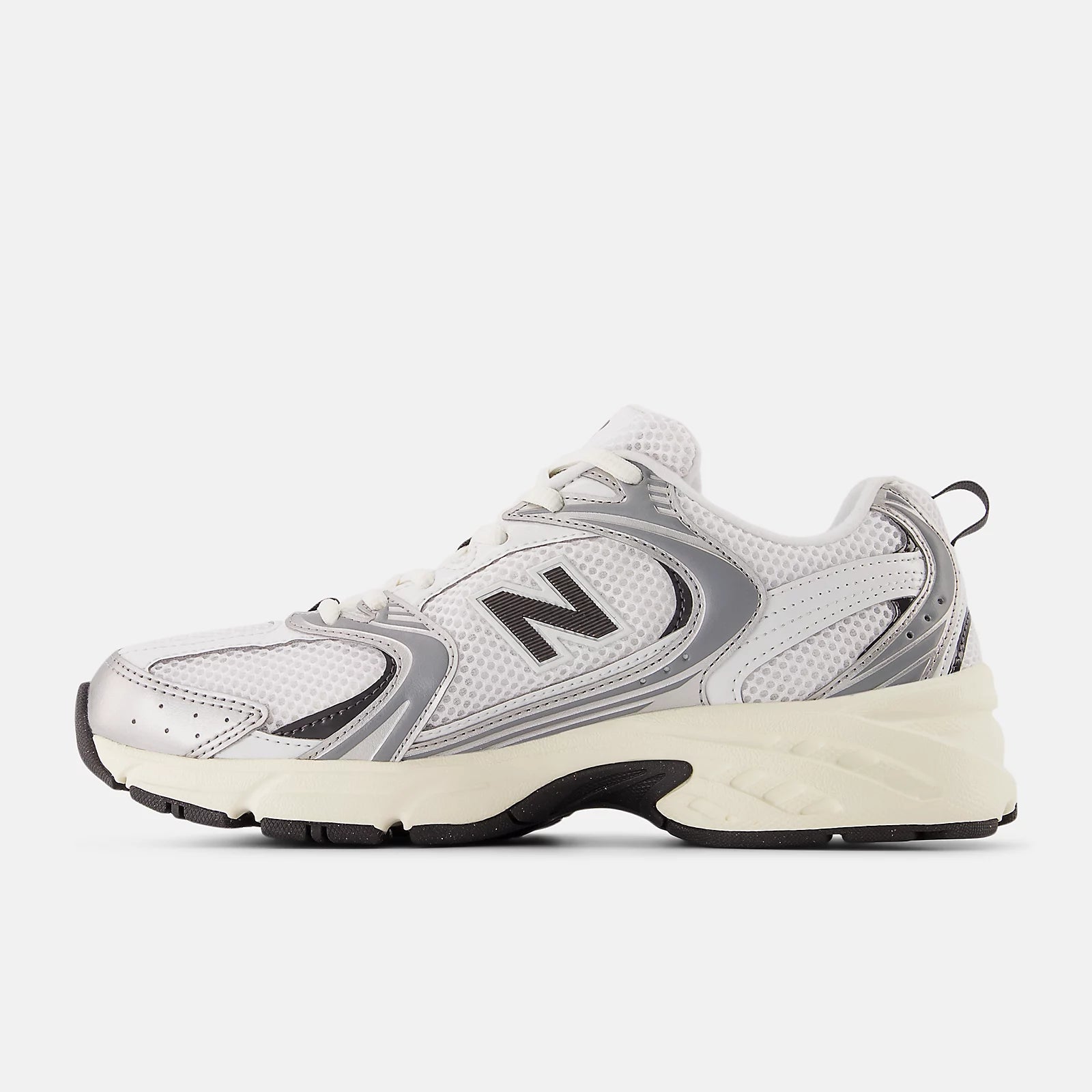 New Balance Sneakers 530 Unisex Silver Metallic e Black Cement