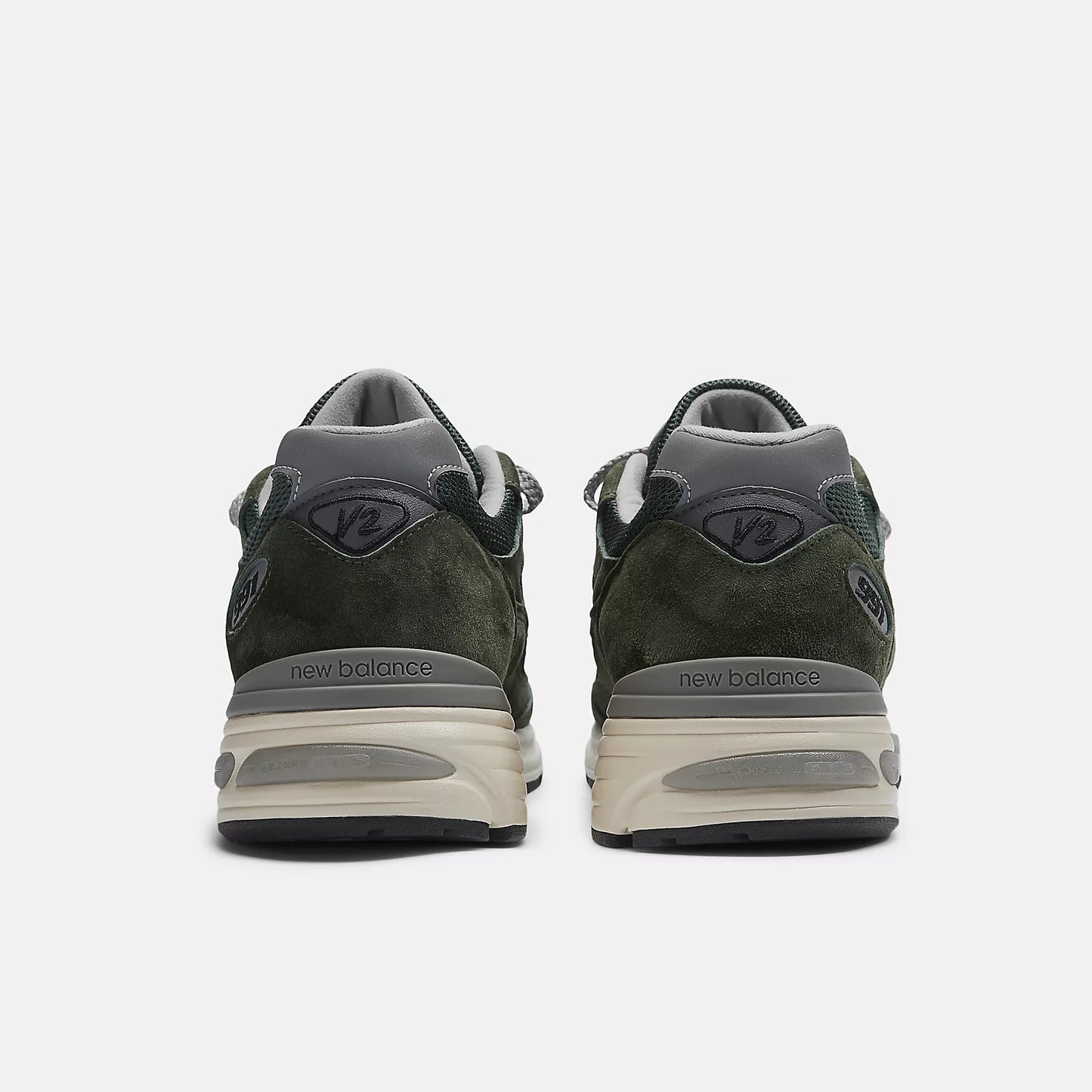 New Balance Sneakers in Camoscio Uomo U991GR2 Verde Foresta